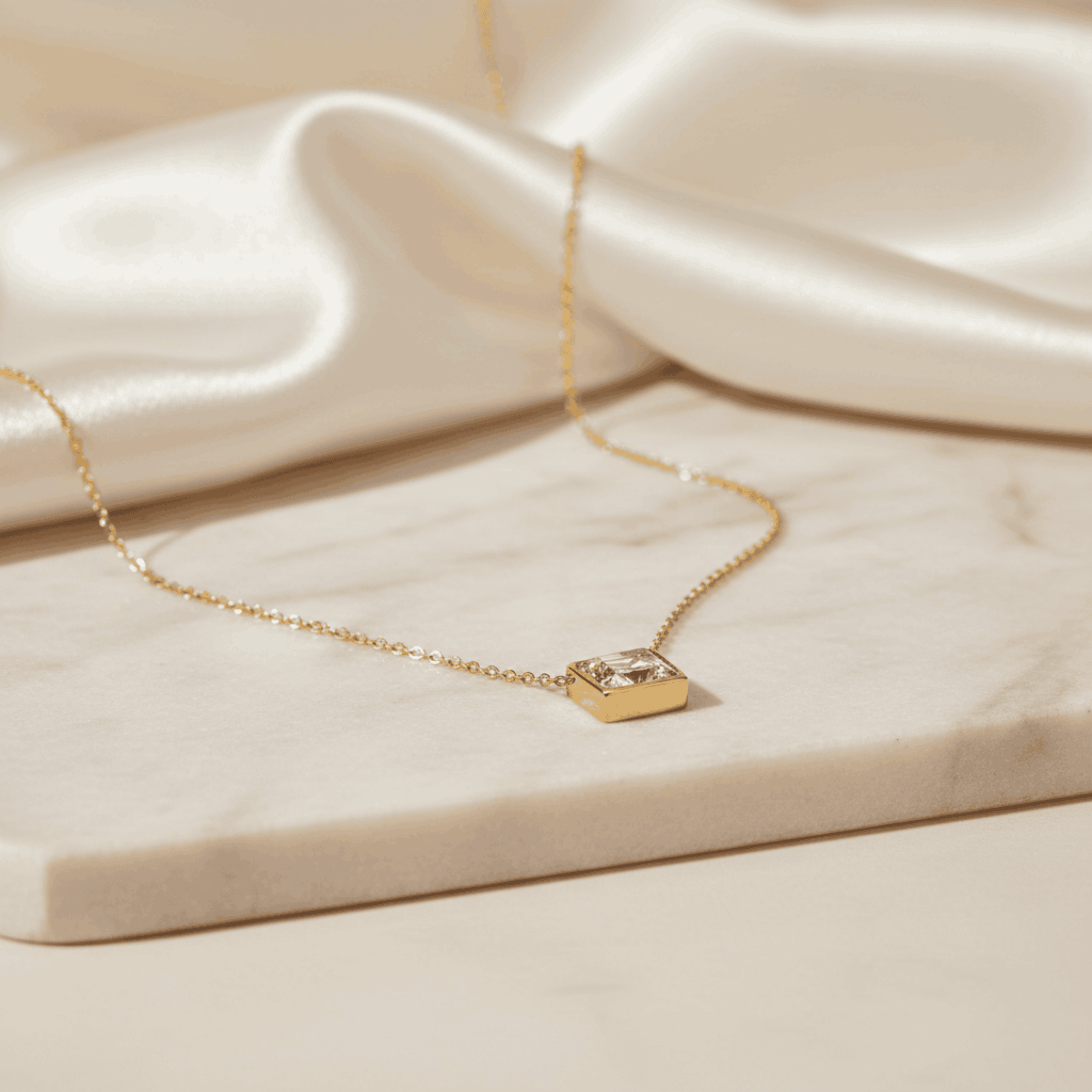 White Magic Stone Necklace Seebora