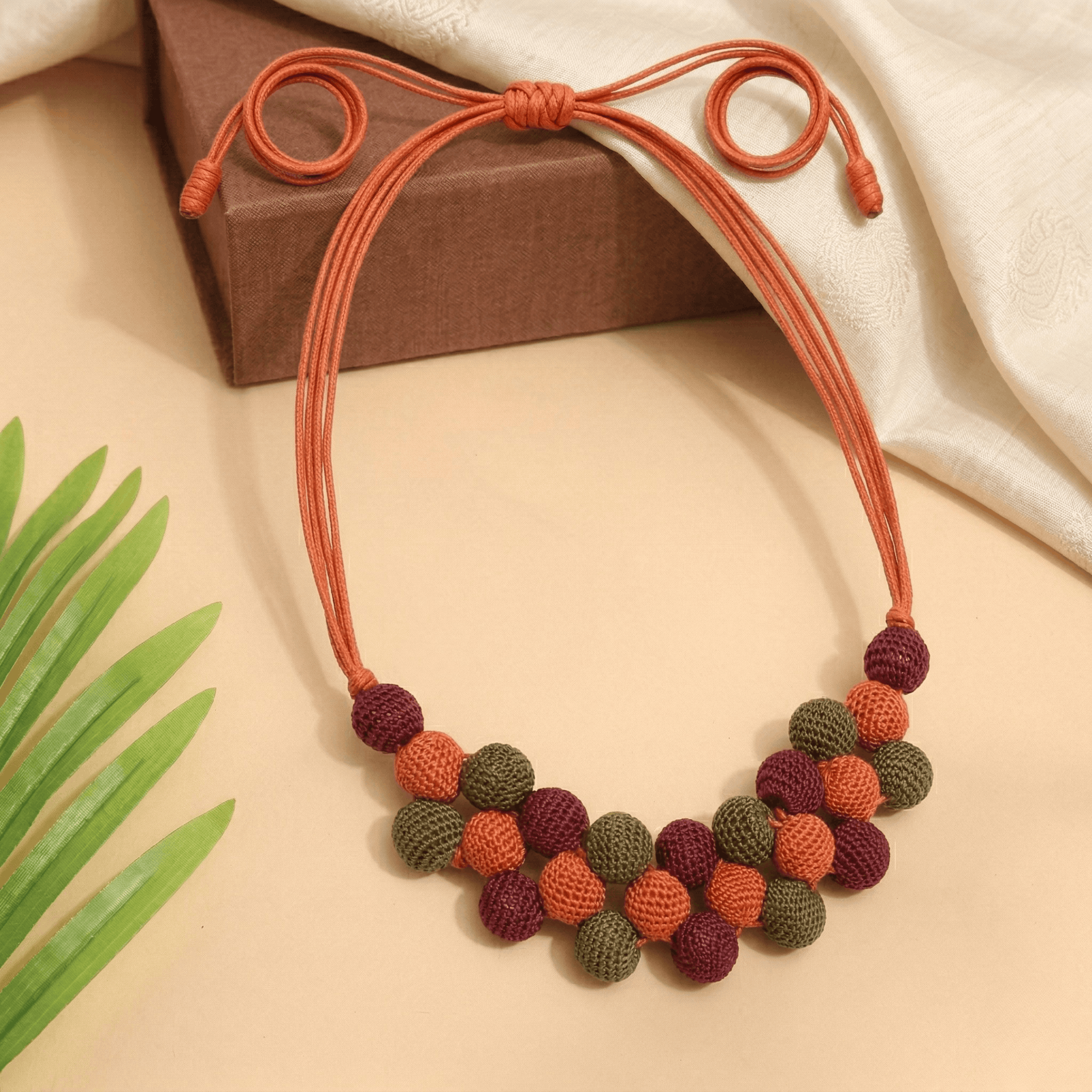 Woven Sphere Necklace Seebora