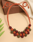 Woven Sphere Necklace Seebora